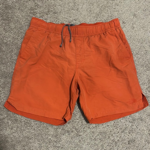 The North Face Other - The North Face Mens Elastic Waist Drawstring Swim Trunks Orange Size M